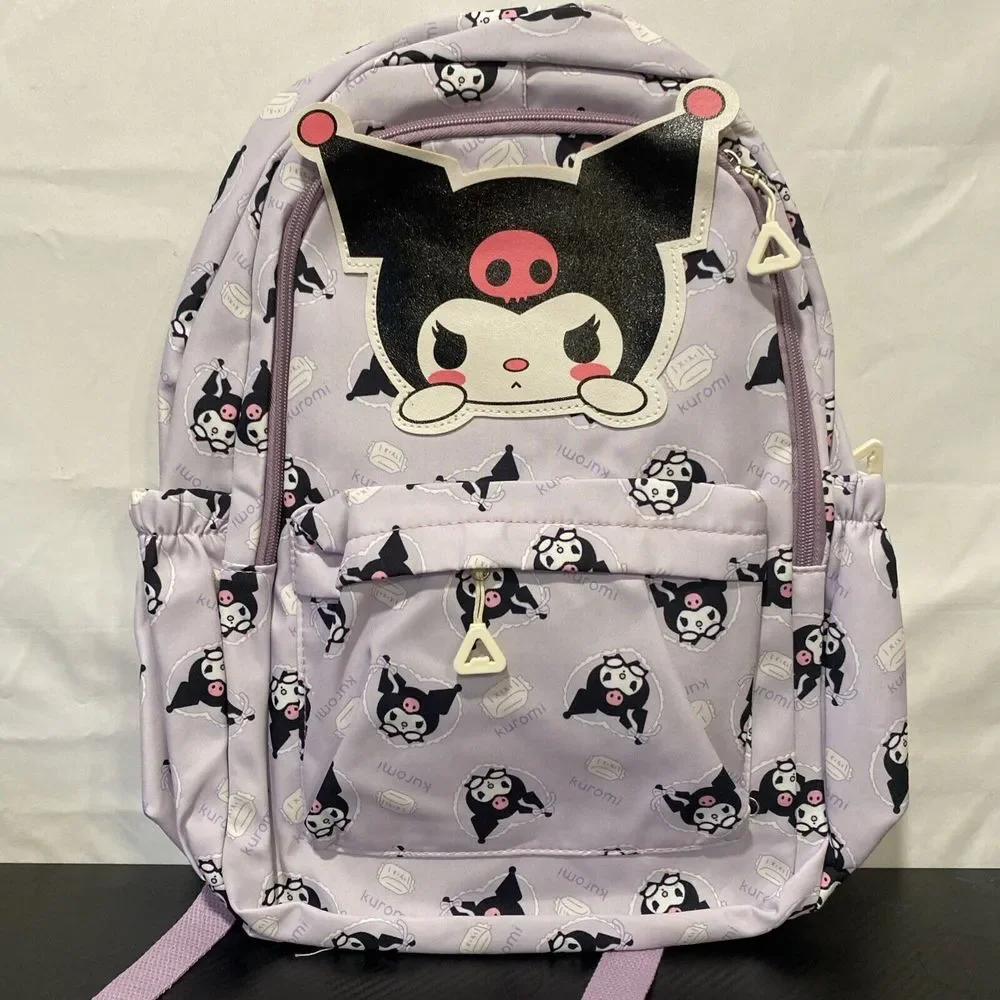 Sanrio Kawaii‎ Kuromi🌸CUTE🌸School Backpack Big Size NEW